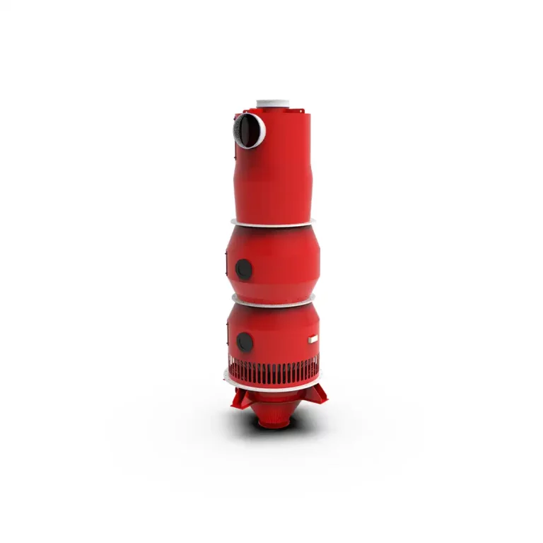 JOEST Kegelsichter zur Trennung von Schüttgütern nach Dichte, in robuster Bauweise mit kompaktem Design.