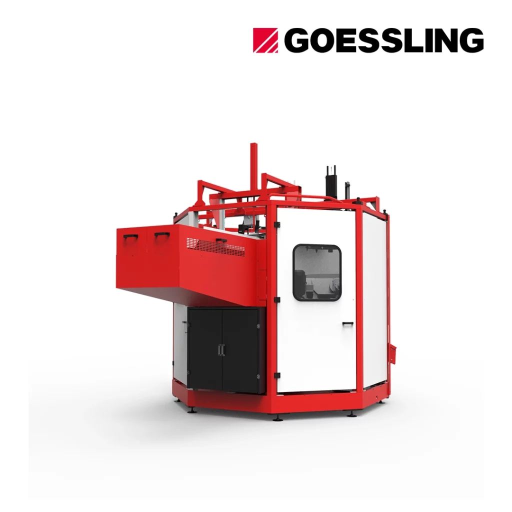 Waschzentrifuge zur vollautomatischen Inline-Reinigung, Entölung und Trocknung von Metallteilen