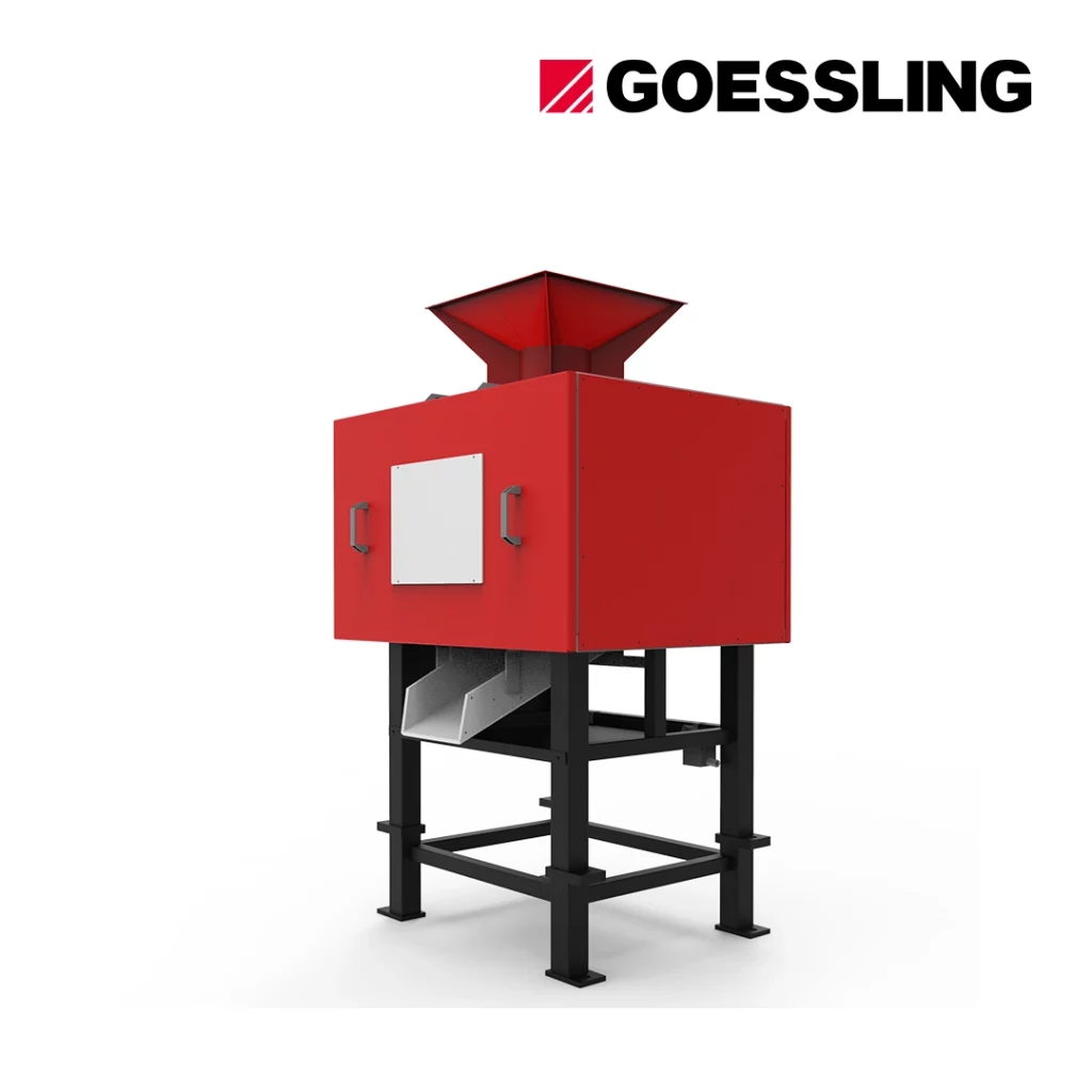 Entölungszentrifuge zum Abscheiden von Öl und Kühlschmierstoffen bei Schrauben, Muttern und Massenteilen